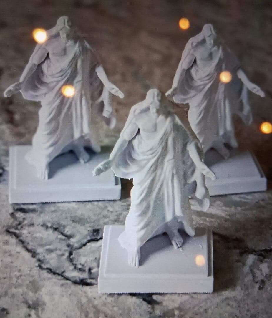 Mini Christus Statue — Marble — view 1